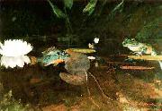 Winslow Homer The Mink Pond Sweden oil painting artist